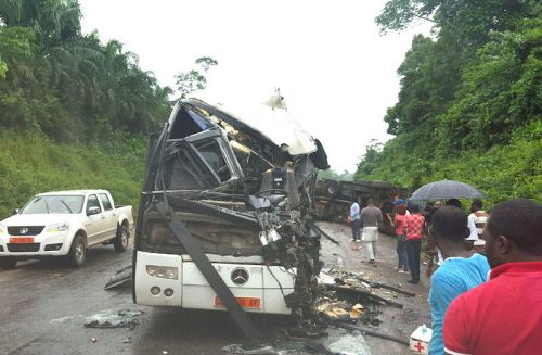 An accident left 35 dead in Edéa on Sunday