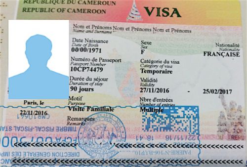Are Cameroon’s visa fees above €100 in the country’s embassy in Paris?