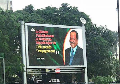 It is said that Paul Biya has commenced his campaign for the coming elections. True?