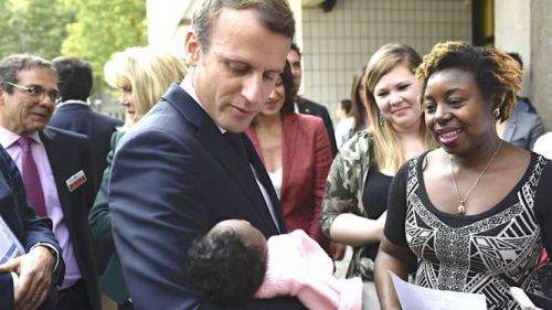 Is it true that a Cameroonian woman, in Paris, named her son Emmanuel Macron?
