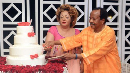 Is this a picture of the cake-cutting during Paul Biya’s 85th birthday?