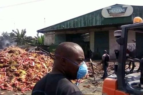 Yes, one of Panzani Cameroon’s warehouses was consumed by fire