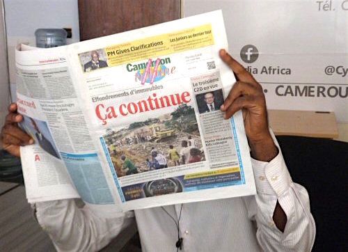 Non, la SOPECAM ne dispose pas encore d&#039;archives en ligne de Cameroon Tribune