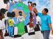 Au Cameroun, une fresque créée pour sensibiliser aux problèmes de la jeune fille