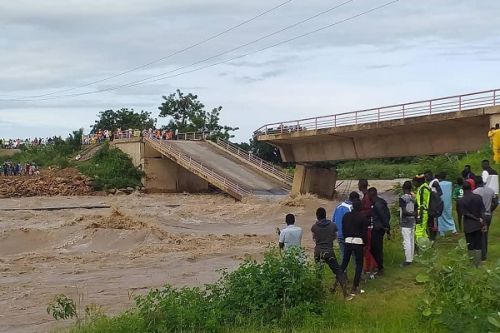 De fortes pluies provoquent l’effondrement d’un pont reliant Maroua à N’Djamena