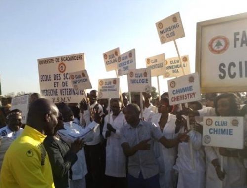 Non, cette vidéo n’illustre pas une manifestation politique dans l’Adamaoua, mais une grève d’étudiants