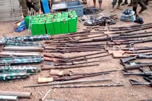 Government announces seizure of 37,000 illegal weapons