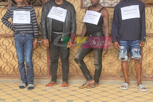Four alleged robbers, including a police officer, arrested in Yaoundé