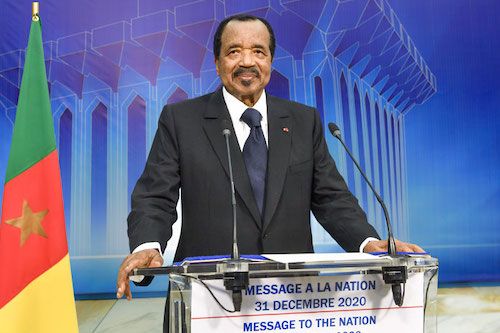 Discours de fin d’année 2020 : Paul Biya table sur un taux de croissance de 8 % pour l’émergence du Cameroun en 2035