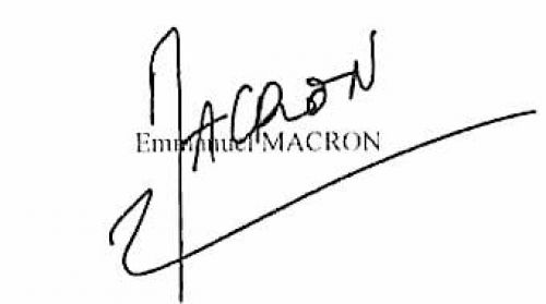 Oui, la lettre de félicitations d’Emmanuel Macron est authentique