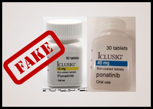 Attention, une version falsifiée du médicament «Iclusig 45mg» est en circulation au Cameroun