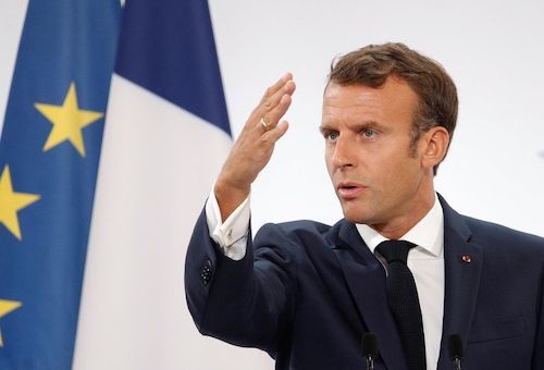 No, French president Emmanuel Macron hasn’t threatened to repatriate African activists