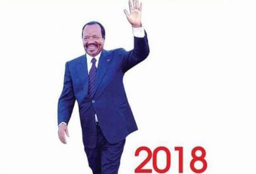 No, this is not Paul Biya’s official poster for the coming presidential campaign