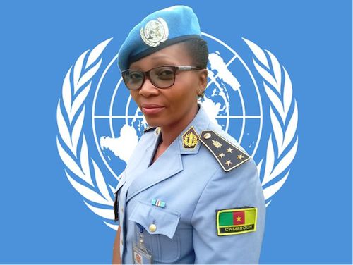 La commissaire de police camerounaise Rebecca Nnanga parmi les meilleures policières de l’année 2020, selon l’ONU