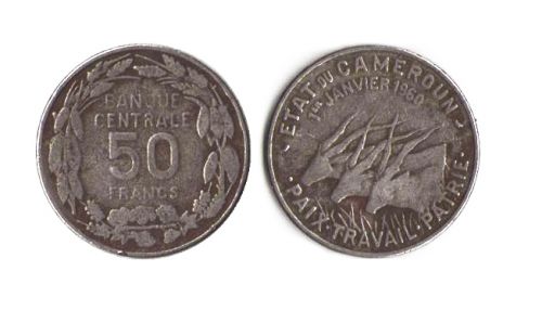 Yes, Cameroonian coins are traded on some collectors’ websites