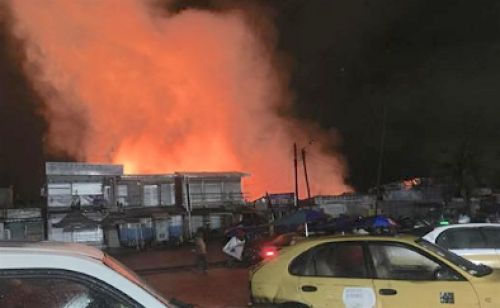 Oui, il y a bien eu un incendie au marché Bounamoussadi à Douala