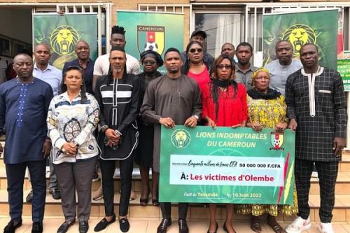 Drame d’Olembe : les victimes reçoivent les 50 millions FCFA promis par les Lions, quatre mois après la CAN