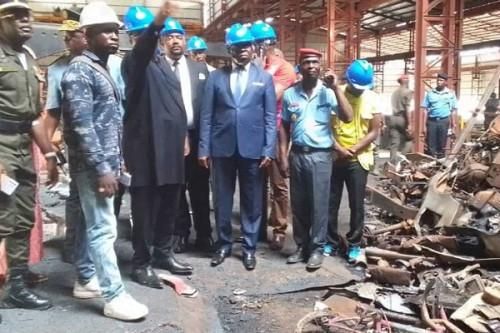 17 injured in a furnace explosion in the Acero Metal Sarl premises in Douala